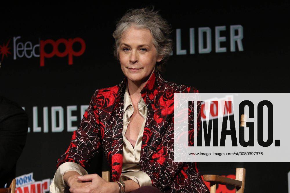 New York, New York, U.S. - MELISSA McBRADE.at panel to disuss season 7 of The Walking Dead .at NY Comic Con day3 at the Theatre at Madison Square Garden.10-7-2017. Photos 2017 New York U.S. - ZUMAba9_ 20171007_zaf_ba9_263