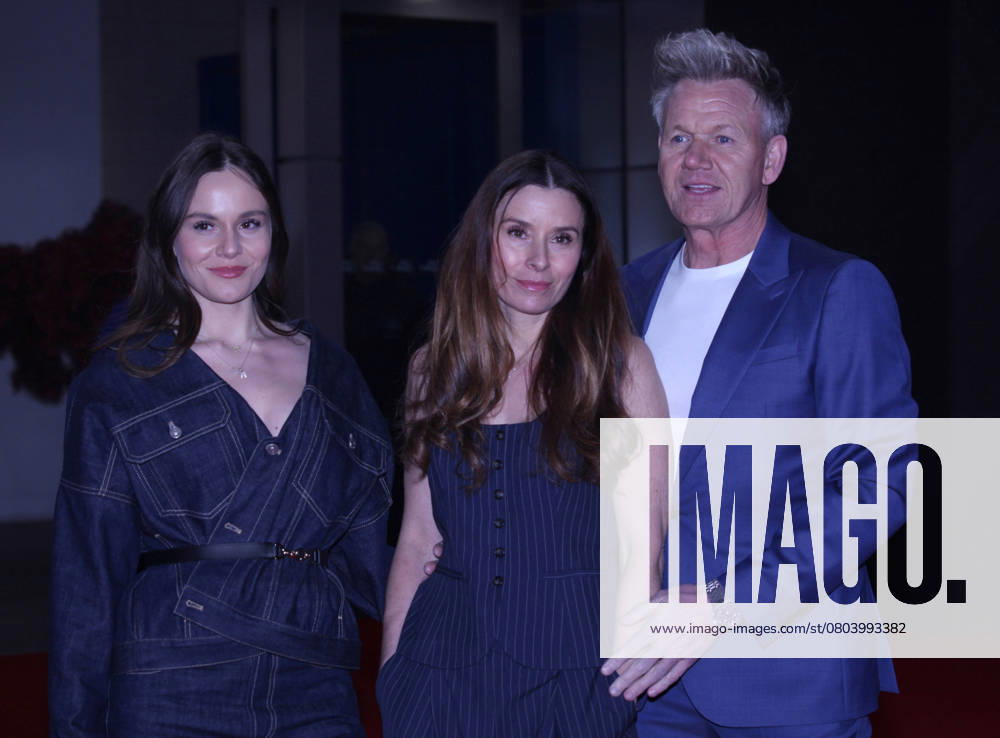 F1 75 Live Season Launch. London, UK. Holly Anna Ramsay, Tana Ramsay and Gordon Ramsay at the F1 75 Live Season Launch. The O2. 18th February 2025. LMK11-S190225-001. Steve Bealing Landmark Media