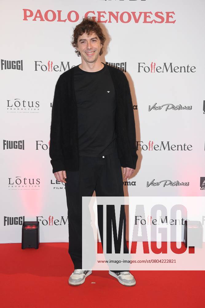 FolleMente Premiere in Rom Rome, Cinema The Space Moderno Premiere of the Film Follemente , In the photo: Michele Riondino