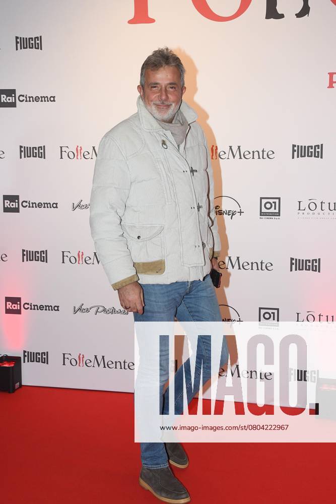 FolleMente Premiere in Rom Rome, Cinema The Space Moderno Premiere of the Film Follemente , In the photo: Giuseppe Brindisi