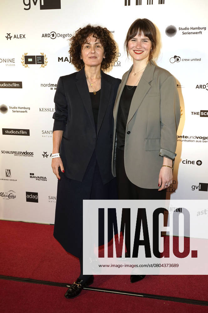 Marie Lou Sellem and Berit Hille at the 12 DAfFNE Award 2025 ceremony at Babylon Berlin, 21 02 2025 Foto:xT.xBartillax xFuturexImagex daffne_5205