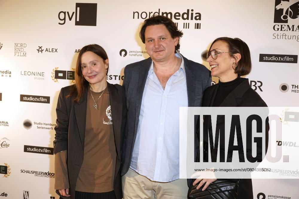 Ramona Klinikowski, Miroslav Babic and guest at the 12th DAfFNE Award 2025 ceremony at Babylon Berlin, 21 02 2025 Foto:xT.xBartillax xFuturexImagex daffne_5263