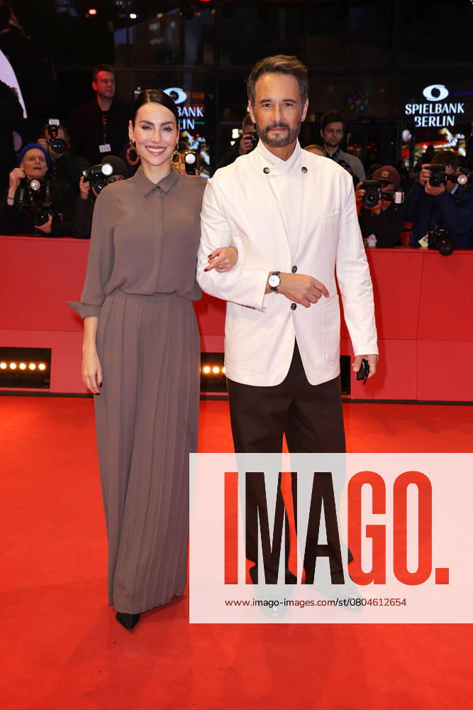 Melanie Fronckowiak and Rodrigo Santoro arriving at the Closing Ceremony at the Berlinale Palast of the International Film Festival Berlinale on February 22, 2025 in Berlin Berlinale 2025 Closing Ceremony