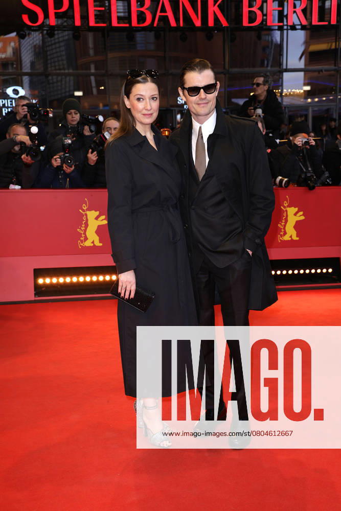 Alexandra Maria Lara and Sam Riley arriving at the Closing Ceremony at the Berlinale Palast of the Berlinale International Film Festival on February 22, 2025 in Berlin Berlinale 2025 Closing Ceremony