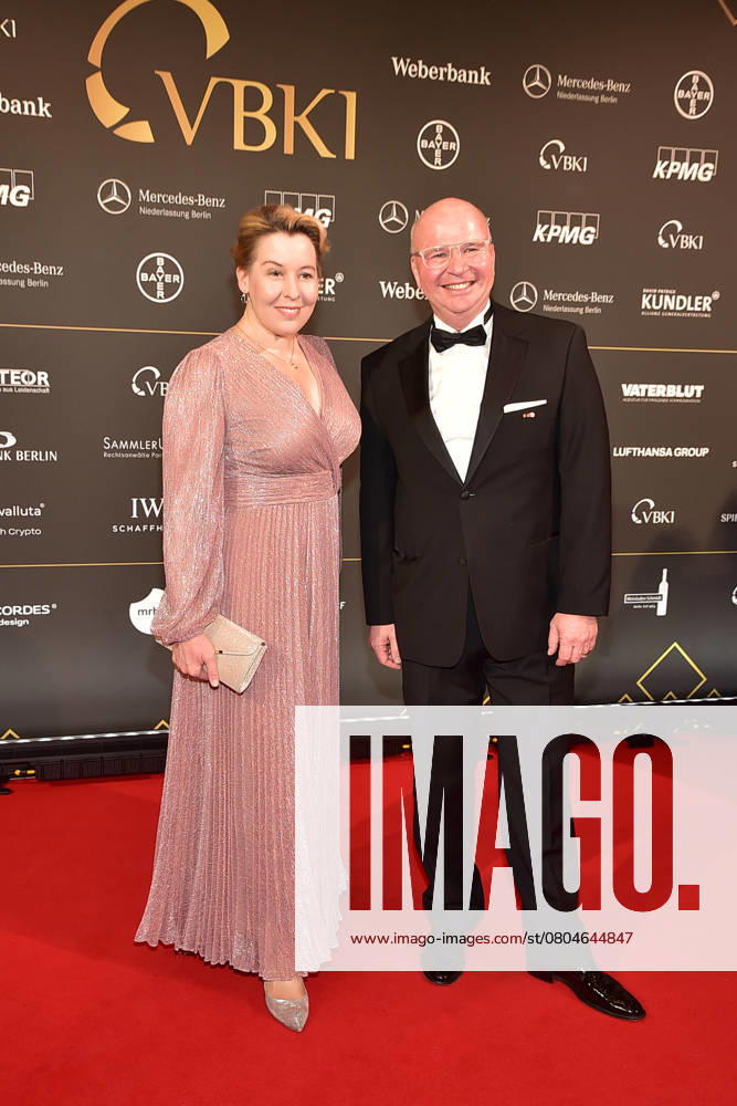 73.VBKI Ball Berlin Franziska Giffey, SPD, Markus Voigt, Präsident des Vereins Berliner Kaufleute und Industrieller (VBKI) beim 73. VBKI Ball im Hotel Intercontinental zur 75.ten Berlinale in Berlin, am 17.02.2025 Photopress Mueller