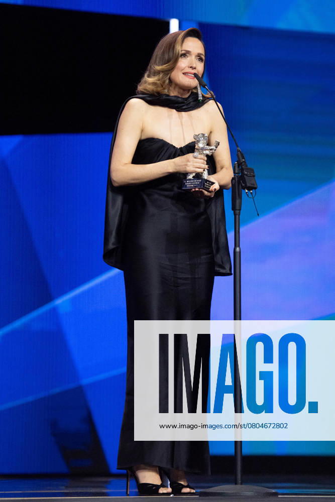 Berlinale Closing Ceremony Rose Byrne poses with the Best Leading Performance Award for If I Had Legs I’d Kick You during the Closing Ceremony for the 75th Berlin International Film Festival (Berlinale) in Berlin, Germany, on February 22, 2025. Photo by Aurore Marechal ABACAPRESS.COM Berlin Germany