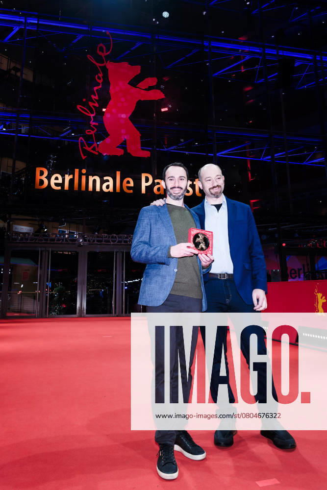 Red Carpet for the Closing Ceremony , Berlinale Palast, Berlin, Germany Brandon Kramer (L) and US producer Lance Kramer, winners of the Documentary Award seen on the Red Carpet for the Closing Ceremony during Berlinale (Berlin Film Festival) at Berlinale Palast, Berlin, , Germany on 22 February 2025. Picture, Credit:Julie Edwards Avalon Germany, Potsdammer Platz, Berlin, Berlinale Palast
