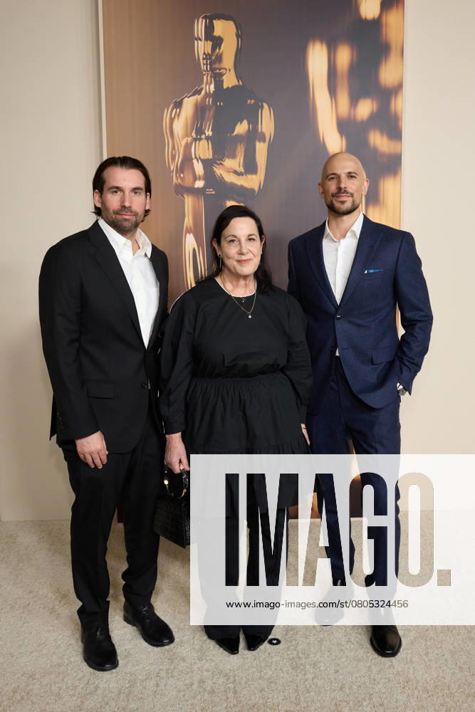 97th Oscars Nominees dinner Alex Heineman, Arianne Phillips and Fred Berger at the 97th Oscars Nominees dinner at the Academy Museum of Motion Pictures on Tuesday, February 25, 2025., Credit:Trae Patton The Academy Avalon United States of America, CA, Los Angeles, Academy Museum of Motion Pictures