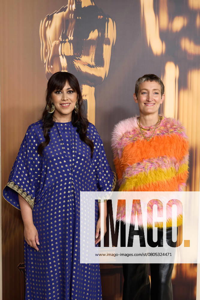 97th Oscars Nominees dinner Smriti Mundhra and Maya Gnyp at the 97th Oscars Nominees dinner at the Academy Museum of Motion Pictures on Tuesday, February 25, 2025., Credit:Trae Patton The Academy Avalon United States of America, CA, Los Angeles, Academy Museum of Motion Pictures