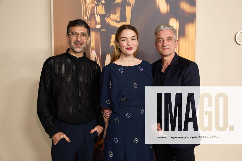 97th Oscars Nominees dinner Emmanuel Janvier, Julia Floch Carbonel and Jean-Christophe Spadaccini at the 97th Oscars Nominees dinner at the Academy Museum of Motion Pictures on Tuesday, February 25, 2025., Credit:Trae Patton The Academy Avalon United States of America, CA, Los Angeles, Academy Museum of Motion Pictures