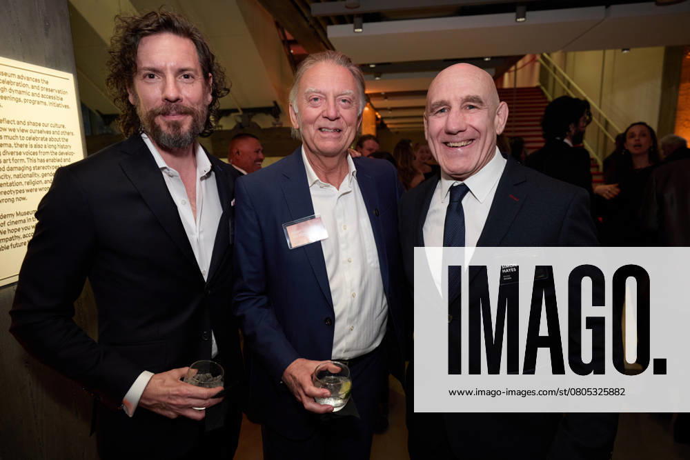 97th Oscars Nominees dinner John Marquis, Andy Nelson and Simon Hayes at the 97th Oscars Nominees dinner at the Academy Museum of Motion Pictures on Tuesday, February 25, 2025., Credit:Al Seib The Academy Avalon United States of America, CA, Los Angeles, Academy Museum of Motion Pictures