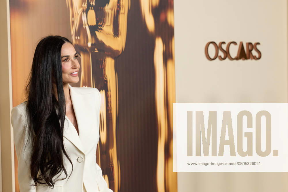 97th Oscars Nominees dinner Demi Moore at the 97th Oscars Nominees dinner at the Academy Museum of Motion Pictures on Tuesday, February 25, 2025., Credit:Trae Patton The Academy Avalon United States of America, CA, Los Angeles, Academy Museum of Motion Pictures