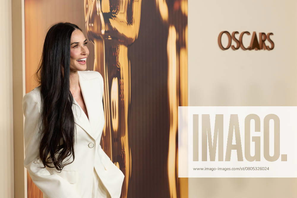 97th Oscars Nominees dinner Demi Moore at the 97th Oscars Nominees dinner at the Academy Museum of Motion Pictures on Tuesday, February 25, 2025., Credit:Trae Patton The Academy Avalon United States of America, CA, Los Angeles, Academy Museum of Motion Pictures