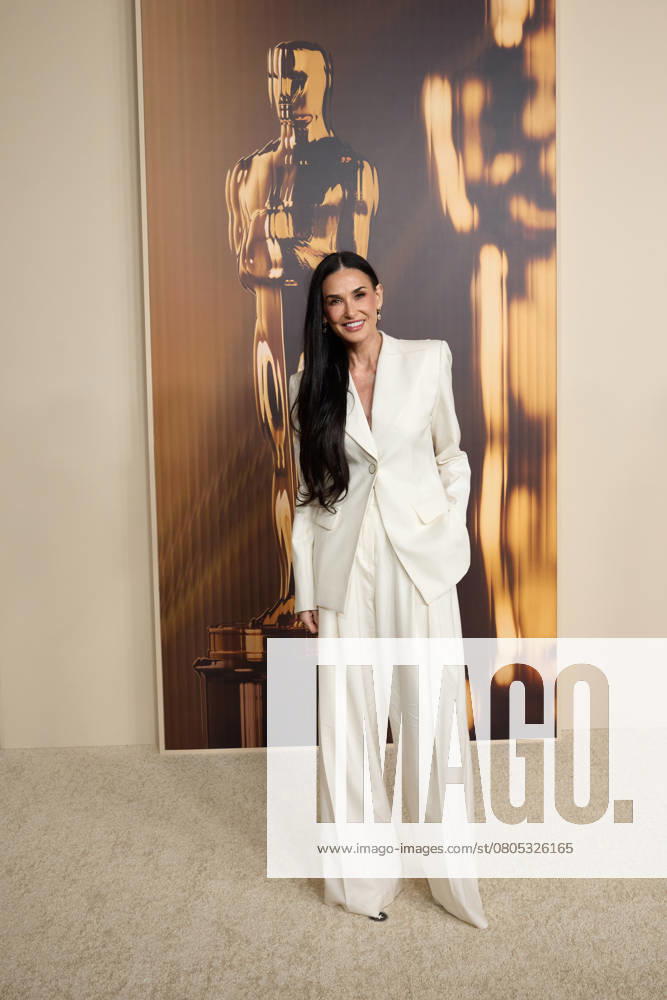 97th Oscars Nominees dinner Demi Moore at the 97th Oscars Nominees dinner at the Academy Museum of Motion Pictures on Tuesday, February 25, 2025., Credit:Trae Patton The Academy Avalon United States of America, CA, Los Angeles, Academy Museum of Motion Pictures