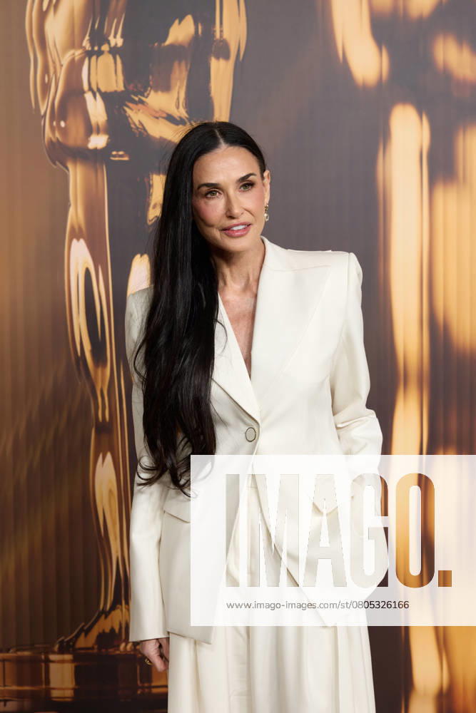 97th Oscars Nominees dinner Demi Moore at the 97th Oscars Nominees dinner at the Academy Museum of Motion Pictures on Tuesday, February 25, 2025., Credit:Trae Patton The Academy Avalon United States of America, CA, Los Angeles, Academy Museum of Motion Pictures