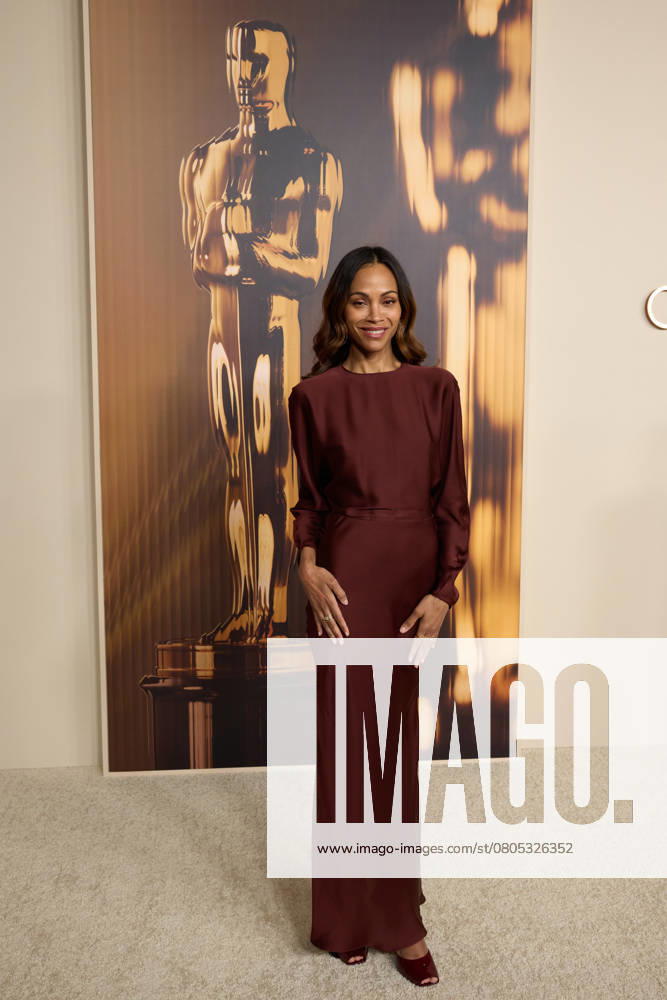 97th Oscars Nominees dinner Zoe Saldana at the 97th Oscars Nominees dinner at the Academy Museum of Motion Pictures on Tuesday, February 25, 2025., Credit:Trae Patton The Academy Avalon United States of America, CA, Los Angeles, Academy Museum of Motion Pictures