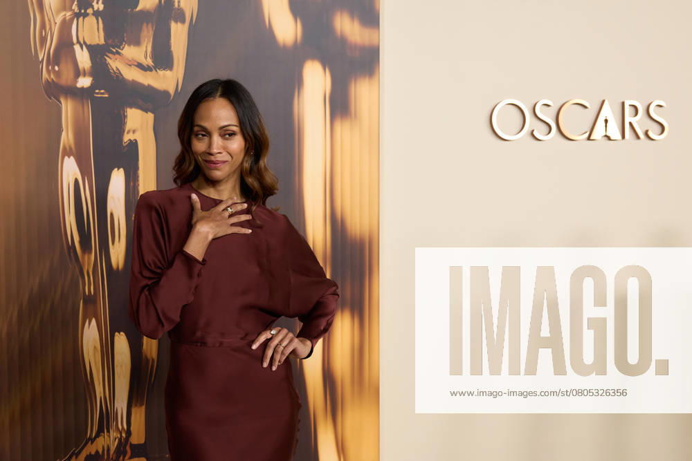 97th Oscars Nominees dinner Zoe Saldana at the 97th Oscars Nominees dinner at the Academy Museum of Motion Pictures on Tuesday, February 25, 2025., Credit:Trae Patton The Academy Avalon United States of America, CA, Los Angeles, Academy Museum of Motion Pictures