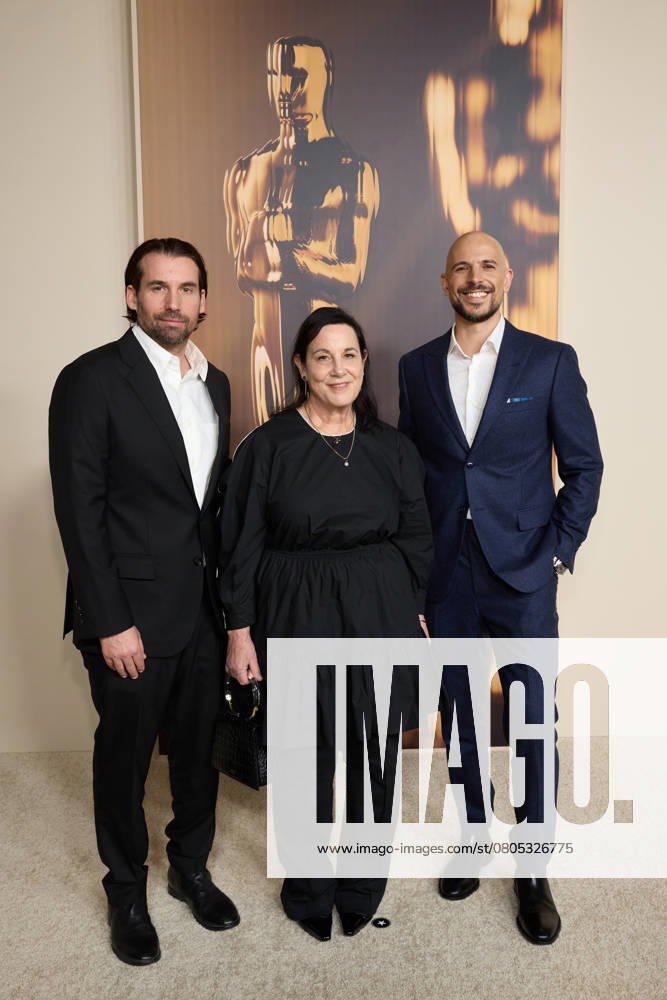 97th Oscars Nominees dinner Alex Heineman, Arianne Phillips and Fred Berger at the 97th Oscars Nominees dinner at the Academy Museum of Motion Pictures on Tuesday, February 25, 2025., Credit:Trae Patton The Academy Avalon United States of America, CA, Los Angeles, Academy Museum of Motion Pictures