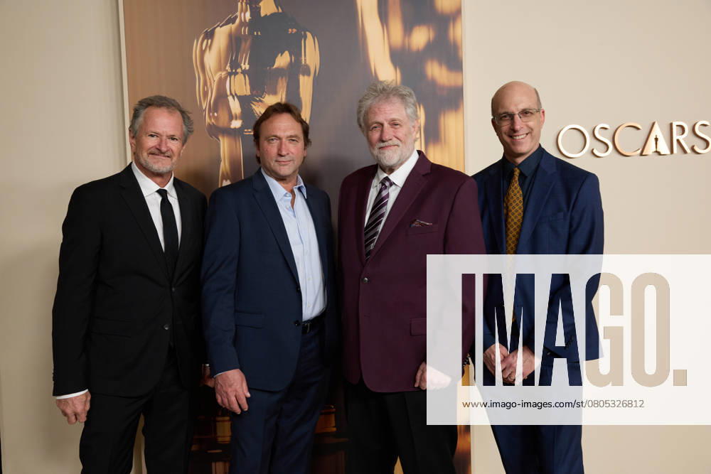97th Oscars Nominees dinner Tod A. Maitland, David Giammarco, Donald Sylvester and Ted Caplan at the 97th Oscars Nominees dinner at the Academy Museum of Motion Pictures on Tuesday, February 25, 2025., Credit:Trae Patton The Academy Avalon United States of America, CA, Los Angeles, Academy Museum of Motion Pictures