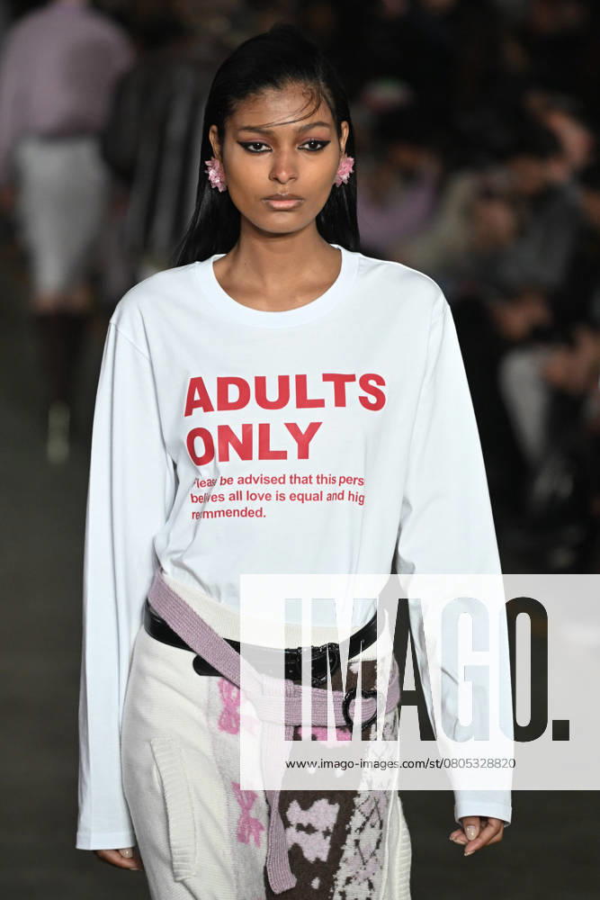 Milan, Milan Women s Fashion Week: Fall Winter 2025 - Women s Fashion, Fall Winter 2025.- Marco Rambaldi fashion show - catwalk in the photo: model