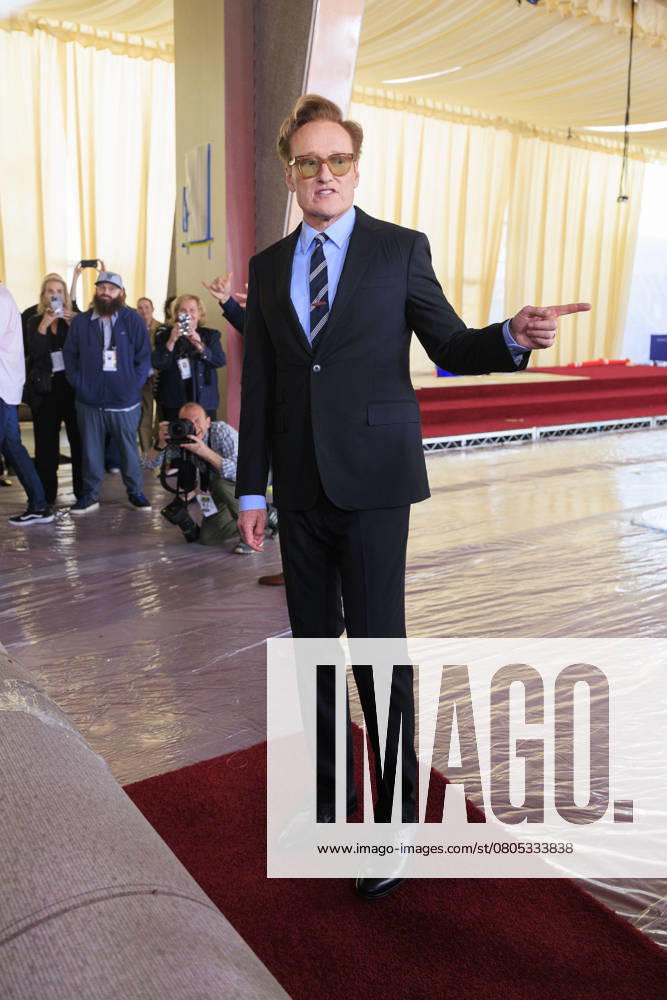 Conan Oâ€⠢Brien during the red carpet roll out in preparation for the 97th Academy Awards at the Dolby Theater in Hollywood, California on February 26, 2025. The Academy Awards Ceremony will take place on Sunday March 2, 2025. ARIANA RUIZ BNS PI Hollywood USA - ZUMAp124 20250226_zaa_p124_002