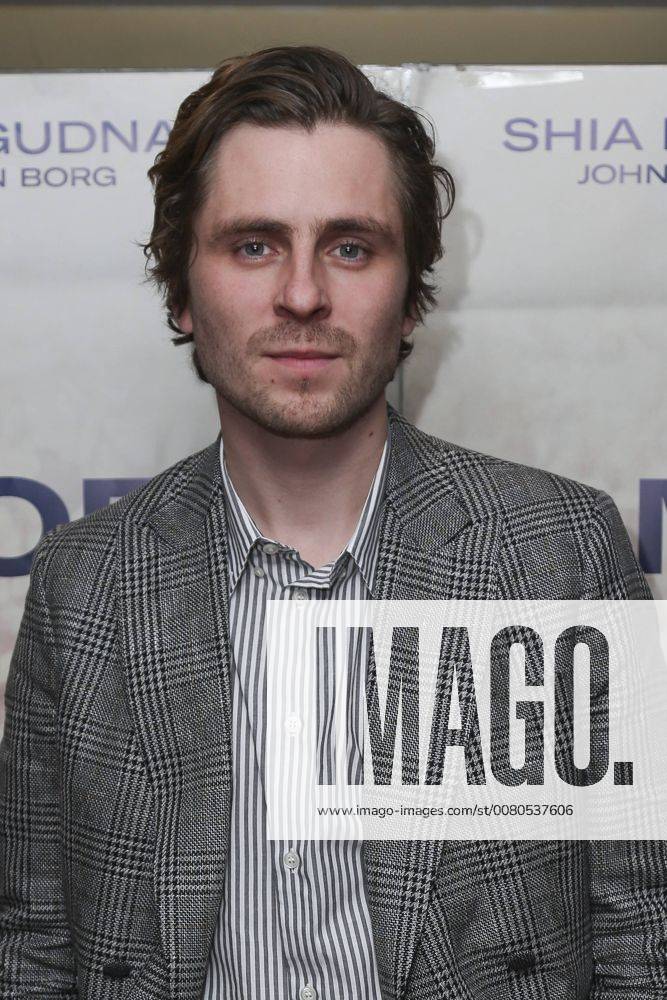 Sverrir Gudnason at the premiere of the movie Borg McEnroe, in Paris on October 19, 2017. Sverrir Gudnason Paris France 555593