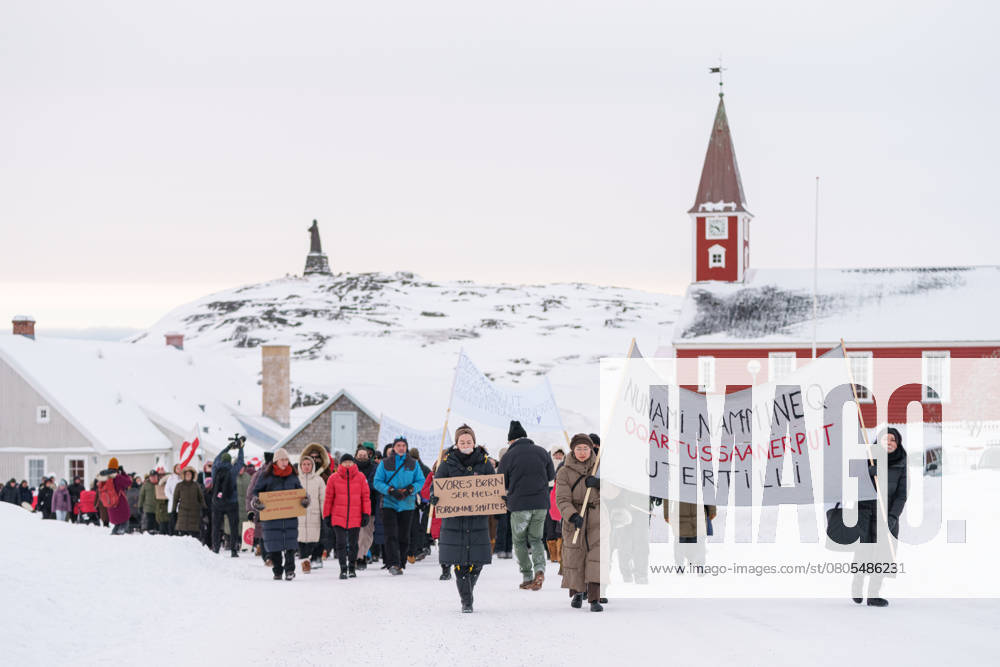 GREENLAND Demonstration against racism, prejudice, and discrimination in Nuuk Demonstration against racism, prejudice, and discrimination in Nuuk in Greenland on Thursday, February 27, 2025 The demonstration, aimed at Denmark and Danish racism against Greenlanders, is held under the slogan Denmark, this is where the line is dra