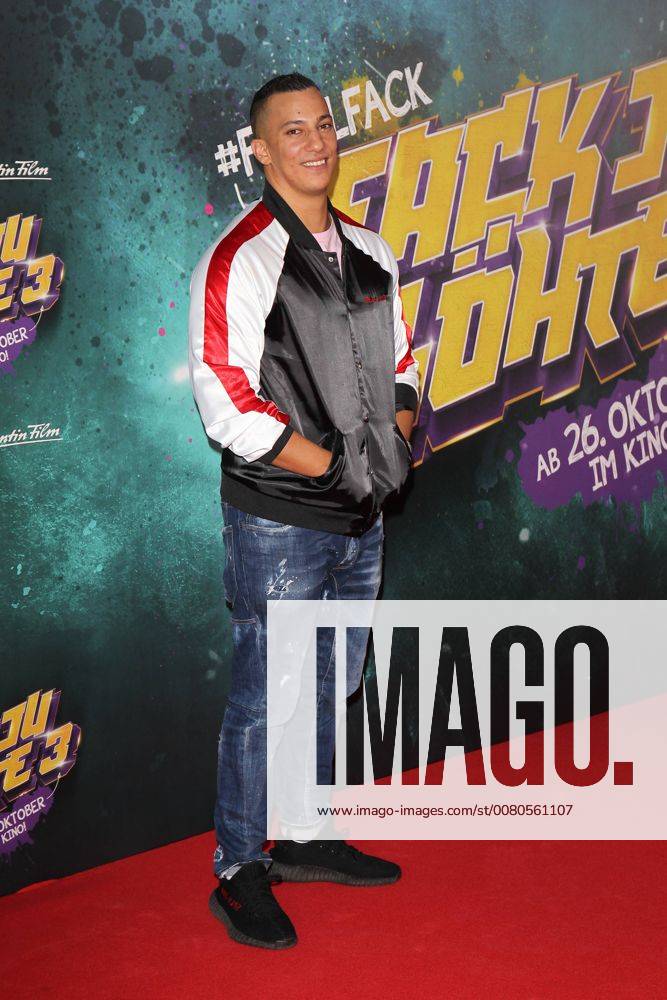 Farid Bang Film premiere from Fack JU Goehte 3 in Mathaeser Filmpalast in Munich at 22 10 2017