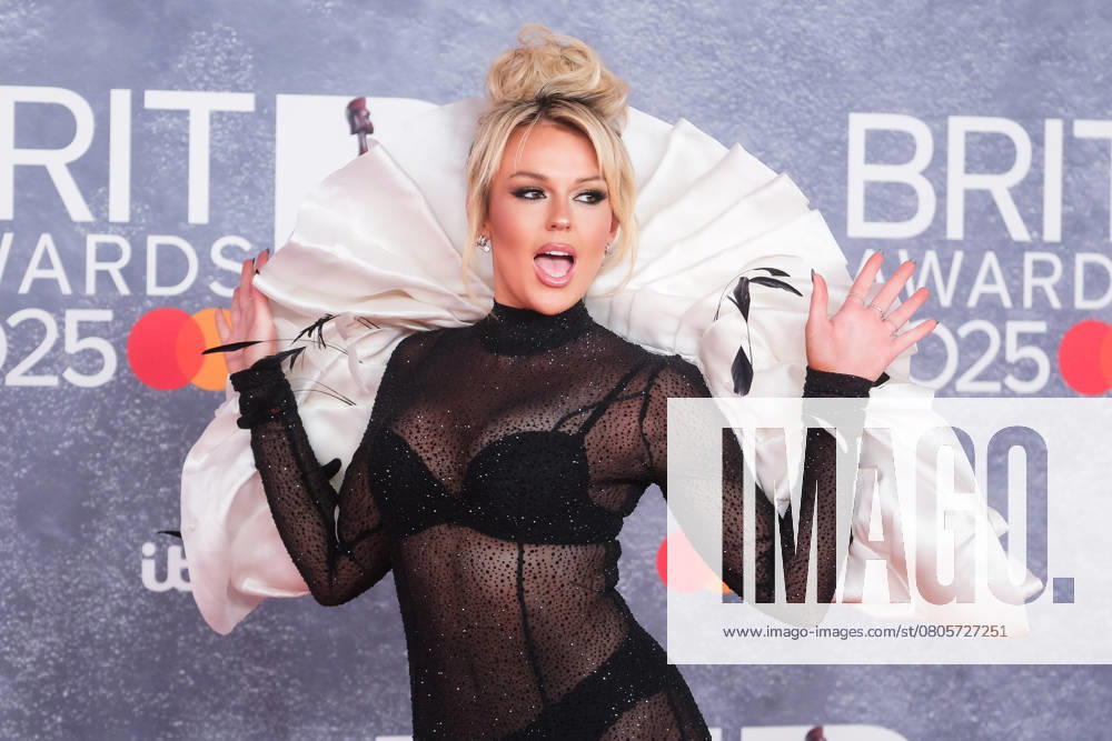 The BRIT Awards, 2025 Red Carpet Arrivals on Saturday 1 March 2025 Tallia Storm seen at the The BRIT Awards, 2025 Red Carpet Arrivals on Saturday 1 March 2025 at Intercontinental Hotel O2, London., Credit:Julie Edwards Avalon UK, Greenwich, London, Intercontinental Hotel O2