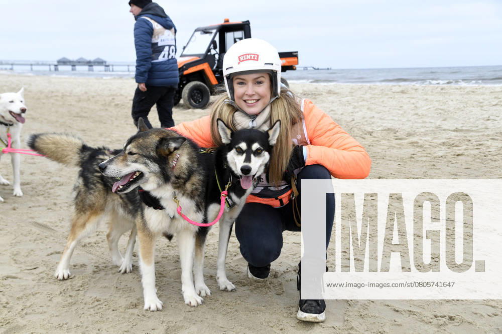 Nina Ensmann at the Baltic Lights 2025 Charity Schilttenhunderrennen in Heringsdorf on Usedom on 01 03 2025