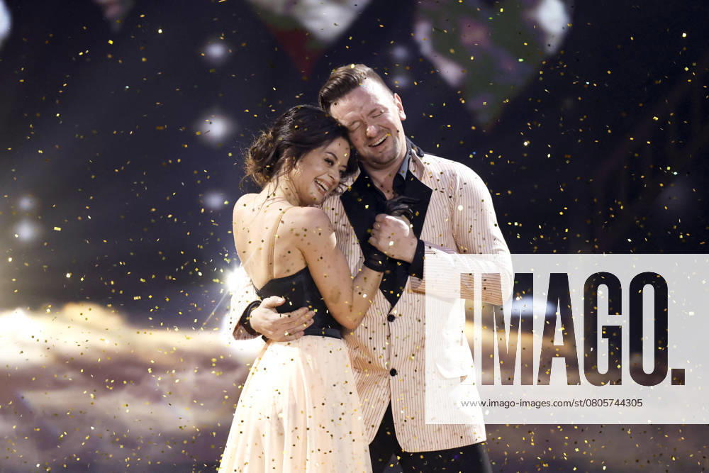 Professional dancer Malika Dzumaev and singer Ben Zucker at the 18th season of the RTL dance show Lets Dance at the Coloneum Cologne, 28 02 2025 NRW Germany