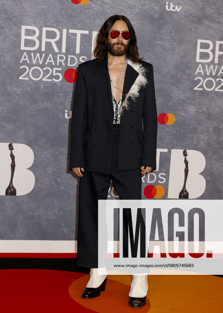 Jared Leto attends The BRIT Awards 2025 at The O2 in Greenwich, London, United Kingdom. London United Kingdom - ZUMAs197 20250301_aaa_s197_470