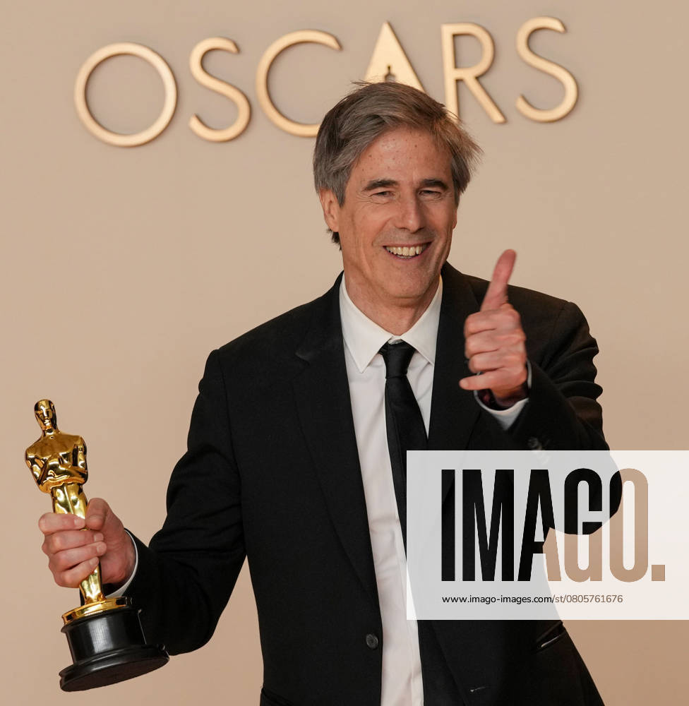 Walter Salles, the director of I m Still Here celebrates backstage after winning the Oscar for best international feature film during the 97th Academy Awards in the Hollywood section of Los Angeles on Sunday, March 2, 2025. LAP20250302150 PATxBENIC