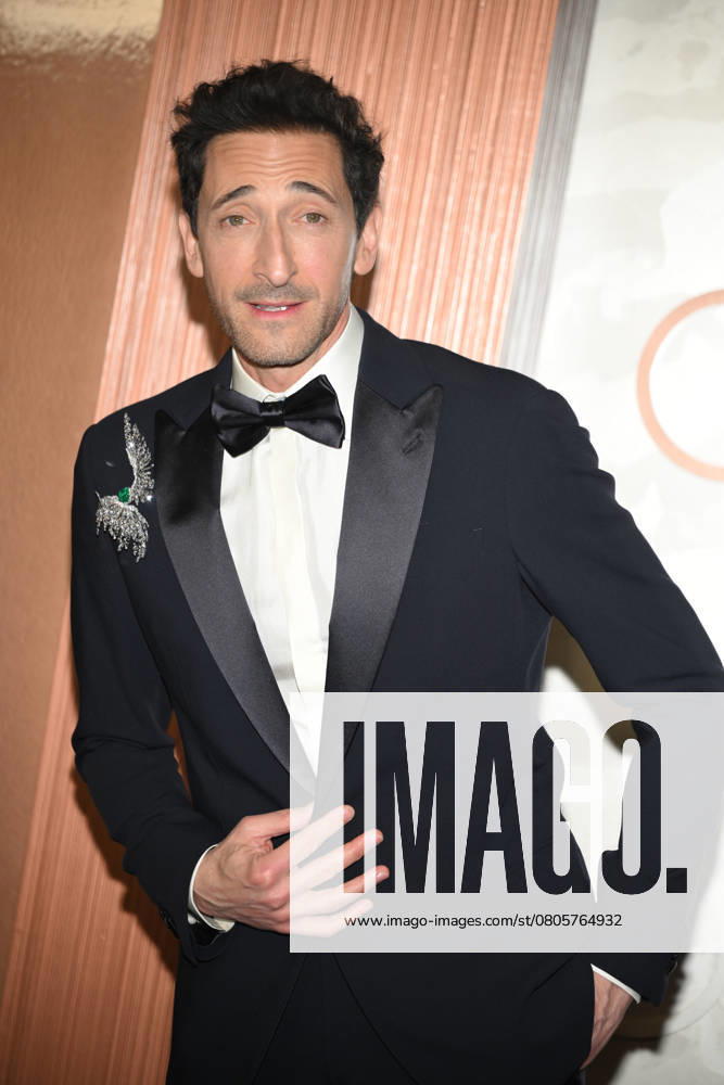 Red carpet arrivals at the 97th Annual Academy Awards held at Dolby Theater Featuring: Adrien Brody Where: Los Angeles, California, United States When: 02 Mar 2025 Credit: Valerie MediaPunch INSTARimages . NOT FOR USE BY NEWSPAPERS BASED IN THE UK.
