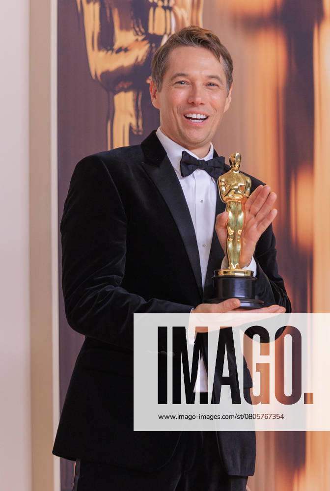 Sean Baker, winner of the Best Film Editing for Ã¢â‚¬oeAnoraÃ¢â‚¬Â, poses in the press room of the 97th Annual Academy Awards on Sunday March 2, 2025 at the Dolby Theater in Hollywood, California. BURT HARRIS BNS PI Hollywood USA - ZUMAp124 20250302_zaa_p124_464