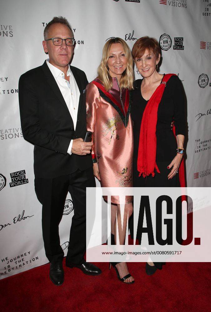 SANTA MONICA CA OCTOBER 24 Kathy Eldon Guests at Premiere Of The Journey Is The Destination At The Laemmle Monica Film Center in Santa Monica California on October 24 2017