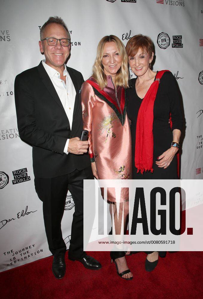 SANTA MONICA CA OCTOBER 24 Kathy Eldon Guests at Premiere Of The Journey Is The Destination At The Laemmle Monica Film Center in Santa Monica California on October 24 2017