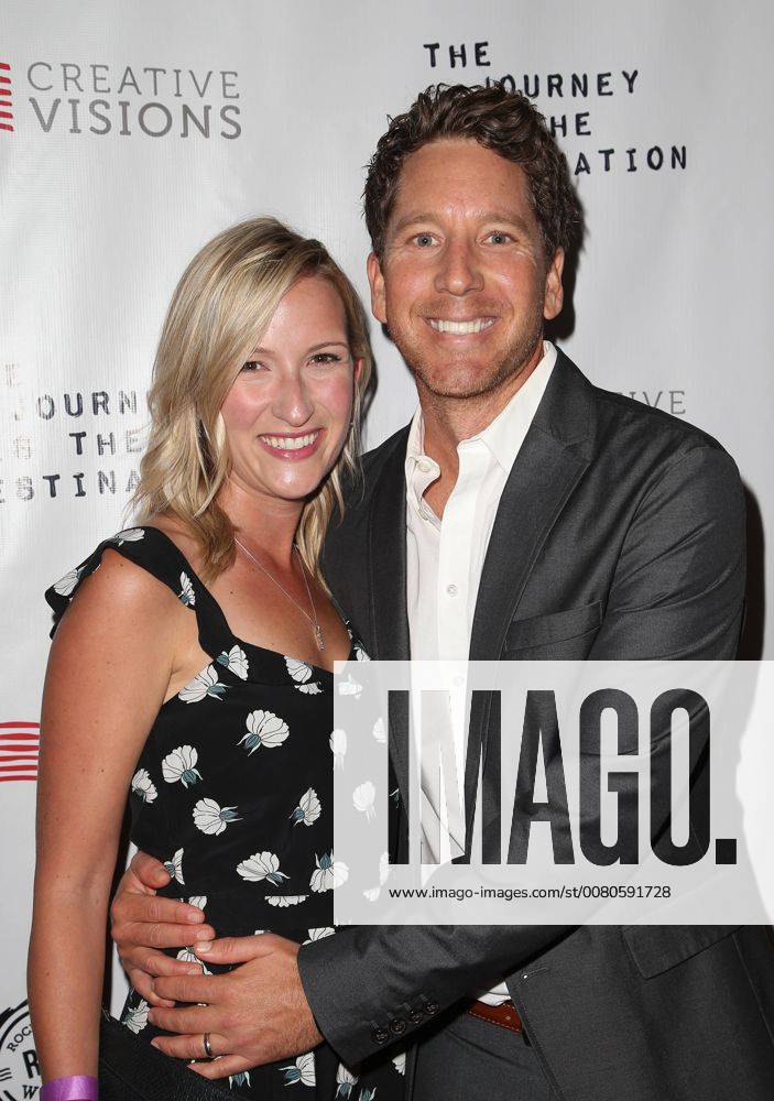 SANTA MONICA CA OCTOBER 24 Lauren Borgogna Joey Borgogna at Premiere Of The Journey Is The Destination At The Laemmle Monica Film Center in Santa Monica California on October 24 2017