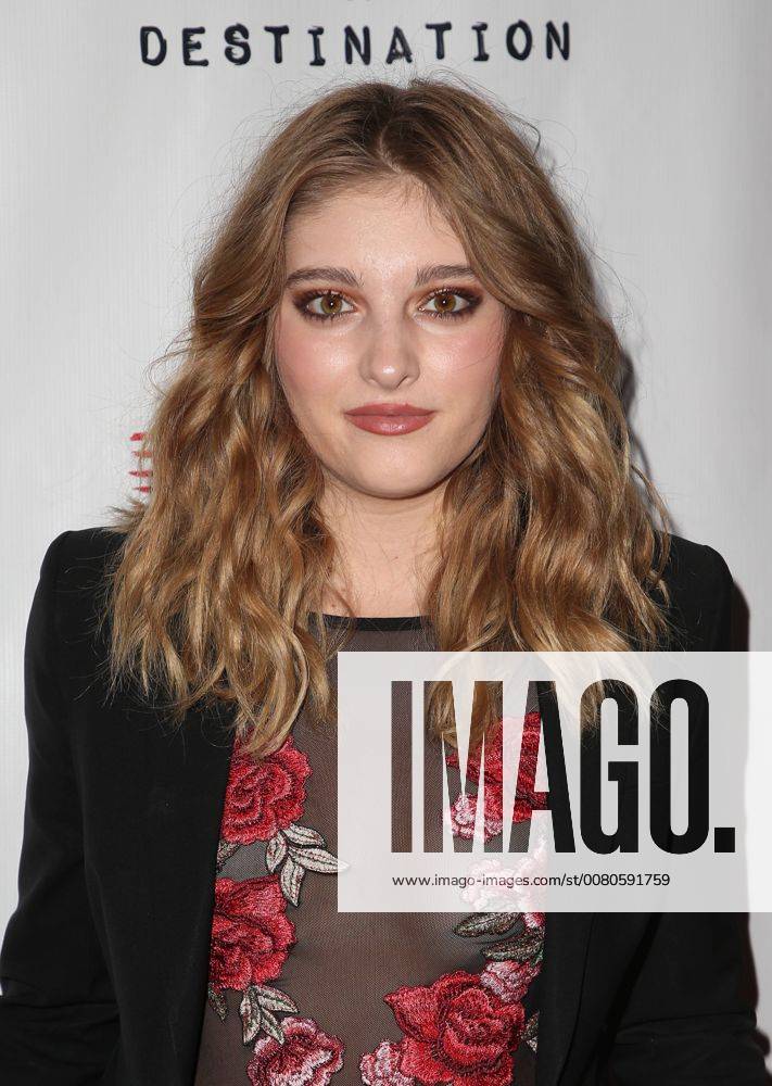 SANTA MONICA CA OCTOBER 24 Willow Shields at Premiere Of The Journey Is The Destination At The Laemmle Monica Film Center in Santa Monica California on October 24 2017
