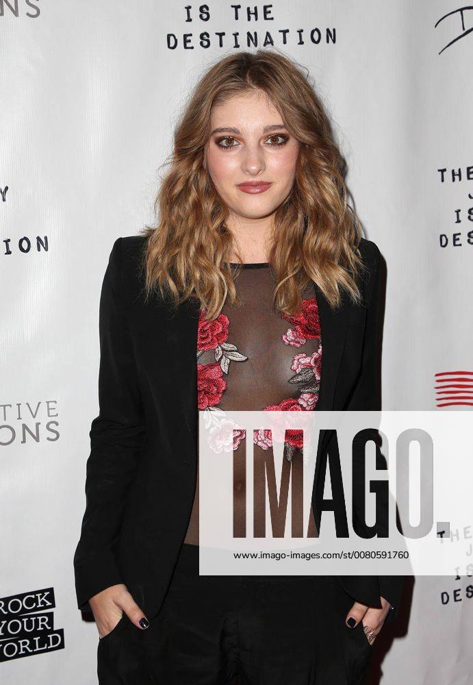 SANTA MONICA CA OCTOBER 24 Willow Shields at Premiere Of The Journey Is The Destination At The Laemmle Monica Film Center in Santa Monica California on October 24 2017
