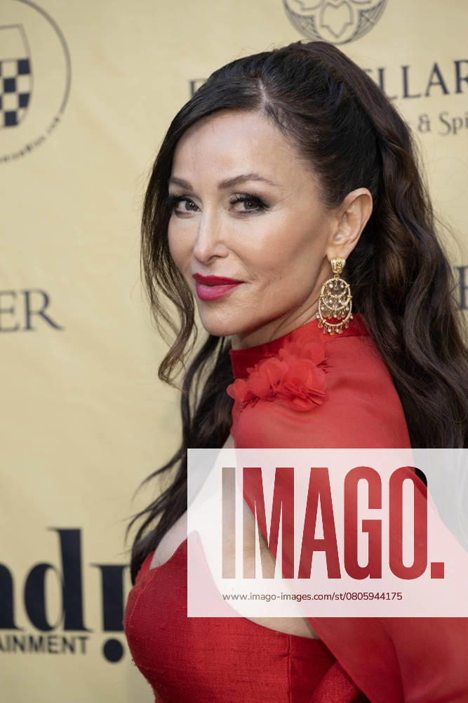 Actress Sofia Milos attends The Icons Of Hollywood Oscar Viewing Soiree At Baker Manor. Beverly Hills United States - ZUMAs197 20250302_aaa_s197_656