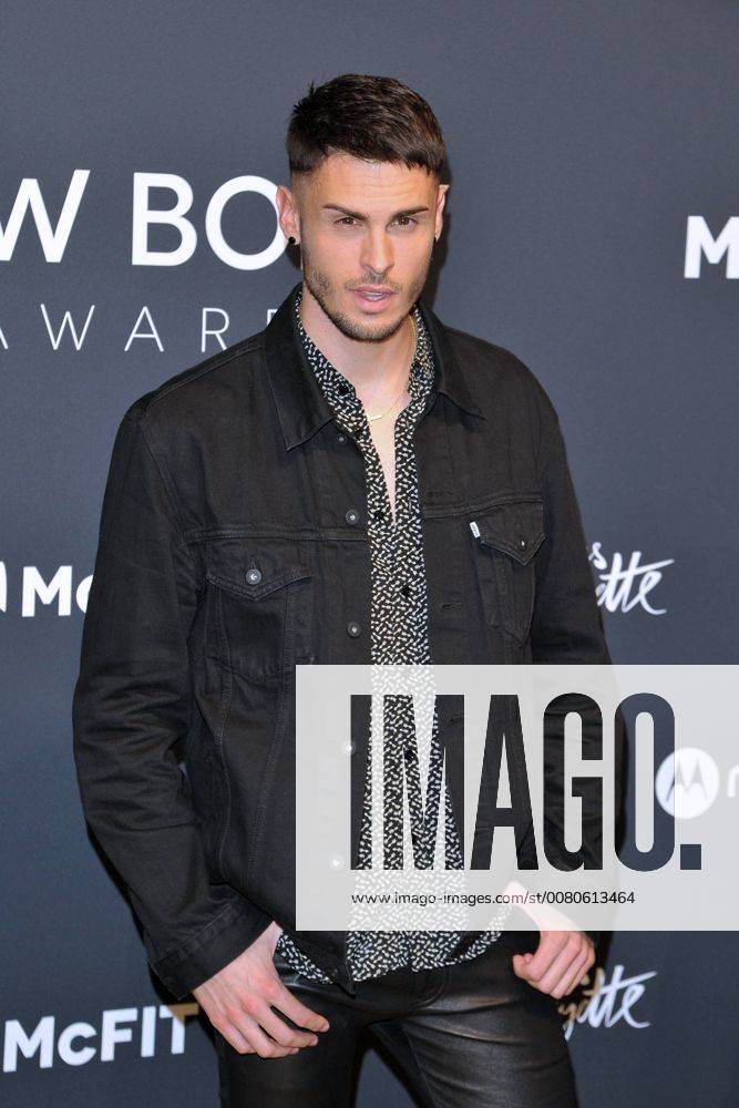 Baptiste Giabiconi Topmodel Arrival McFit Models Europe largest Award the sporty People with the New Body Award in Tempodrom in Berlin at 26 10 2017