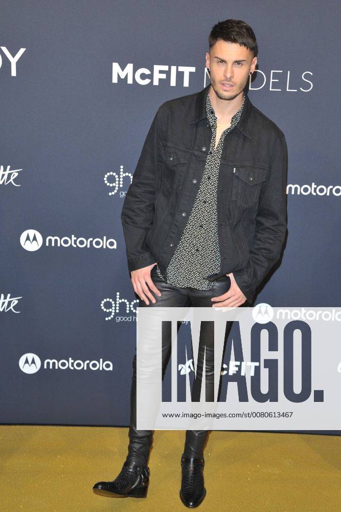 Baptiste Giabiconi Topmodel Arrival McFit Models Europe largest Award the sporty People with the New Body Award in Tempodrom in Berlin at 26 10 2017