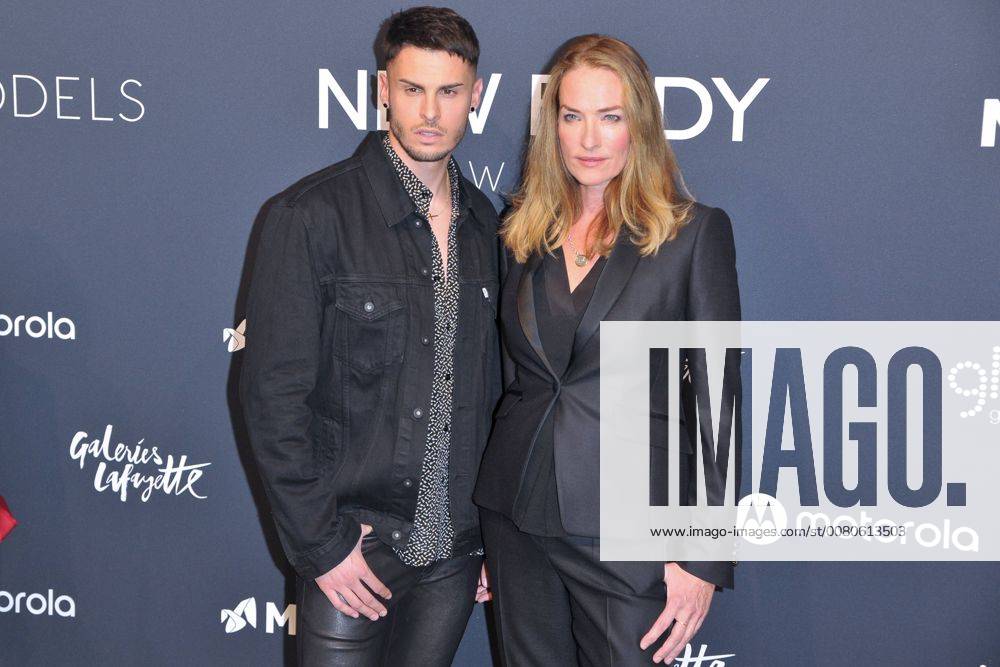 Baptiste Giabiconi Model Tatyana Patitz Arrival McFit Models Europe largest Award the sporty People with the New Body Award in Tempodrom in Berlin at 26 10 2017