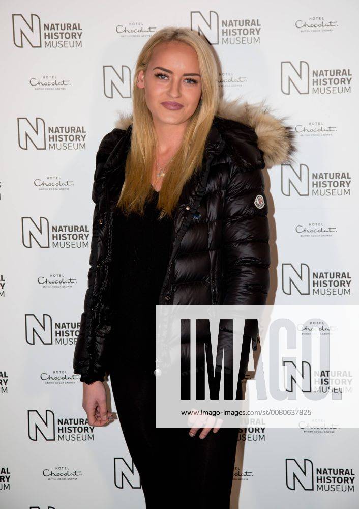 English reality TV star Daisy Robins attending London s Natural History Museum ice rink launch. OCTOBER 27th 2017 DFLx172516