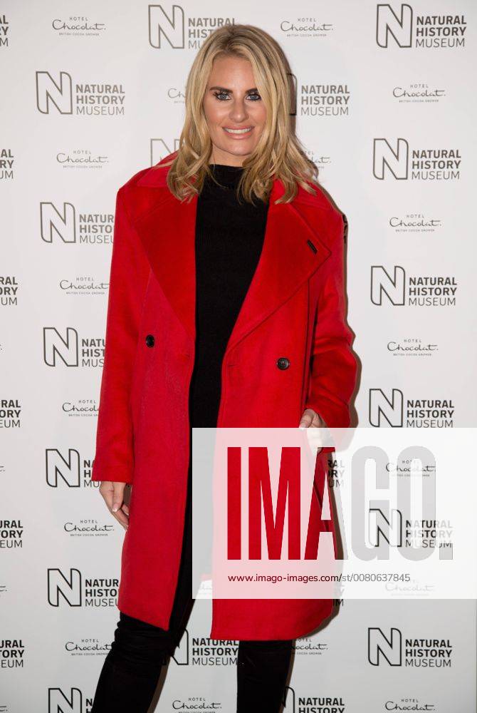English reality TV star Danielle Armstrong attending London s Natural History Museum ice rink launch. OCTOBER 27th 2017 DFLx172516