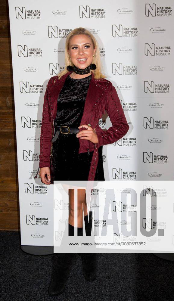 English reality TV star Gabby Allen attending London s Natural History Museum ice rink launch. OCTOBER 27th 2017 DFLx172516
