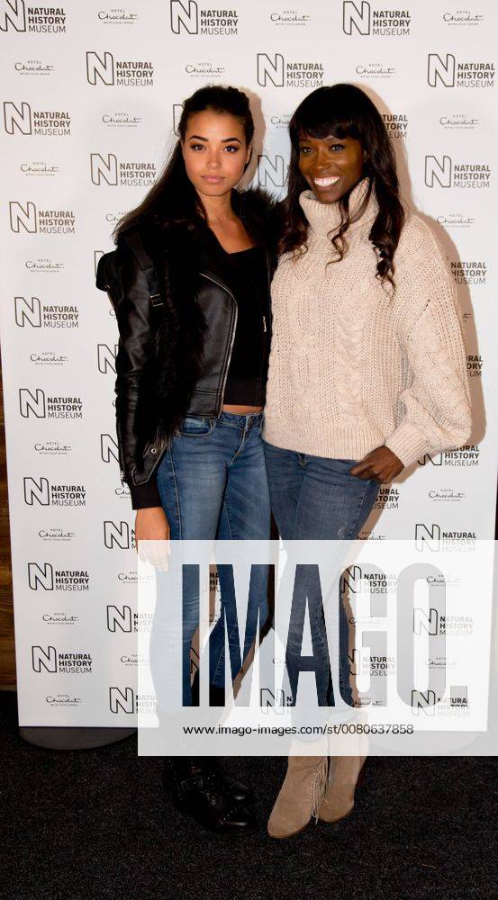 English TV chef Lorainne Pascale and daughter attending London s Natural History Museum ice rink launch. OCTOBER 27th 2017 DFLx172516