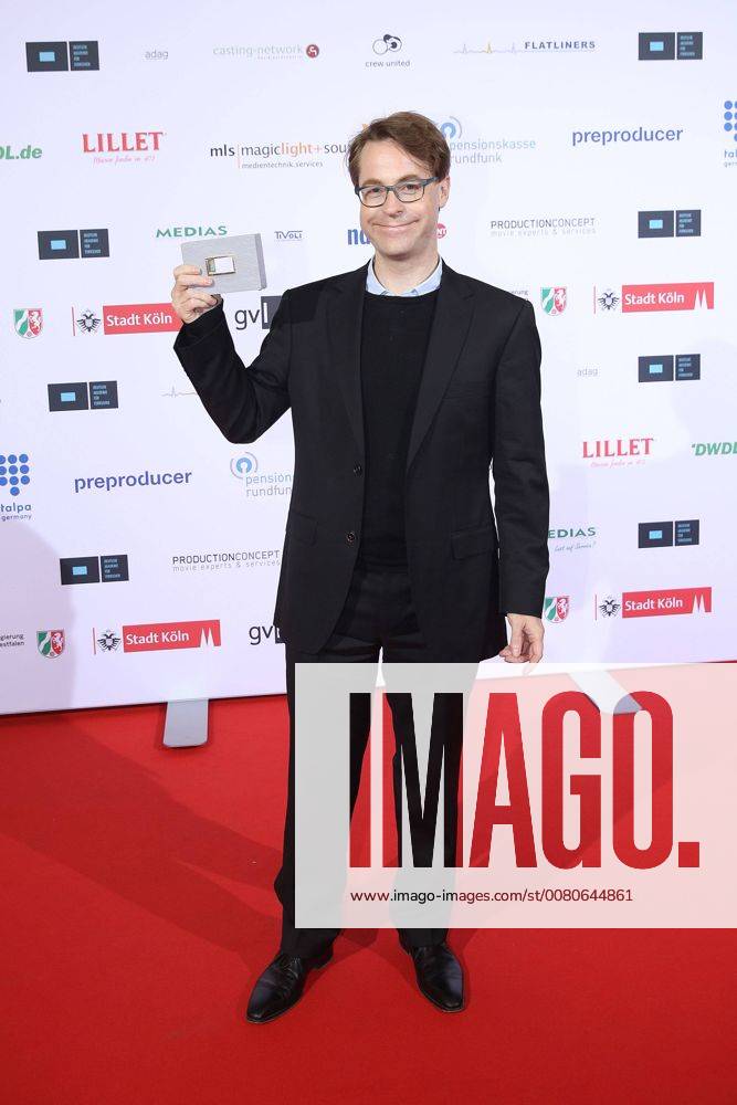 Prize winners Christoph menardi at the German Academy for Television award Ceremony and Award at 28 10 2017 in Cologne German Academy for Television award Ceremony Award in Cologne 2017