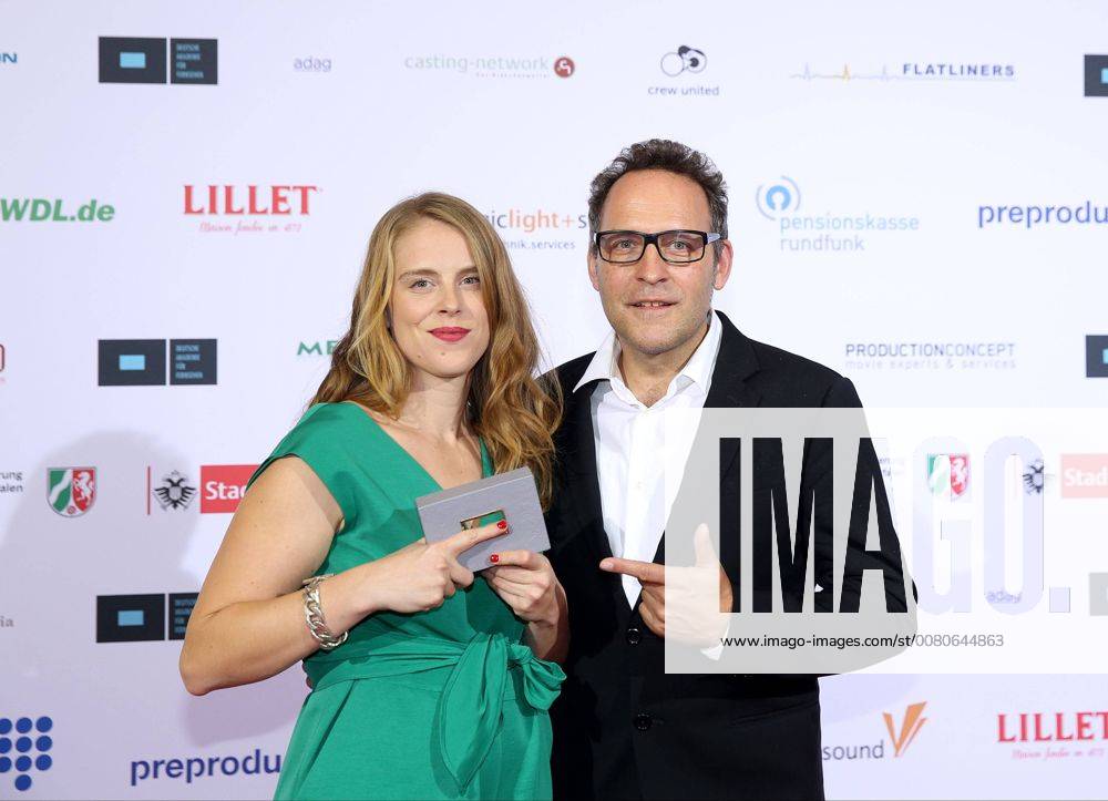 Myrna Drews and Frank godt the both Szenenbildner at the German Academy for Television award Ceremony and Award at 28 10 2017 in Cologne German Academy for Television award Ceremony Award in Cologne 2017